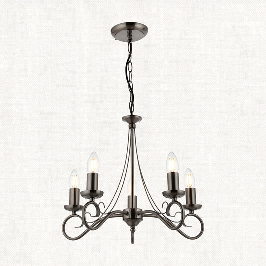 Antique silver effect plate