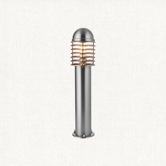 Polished stainless steel & clear pc