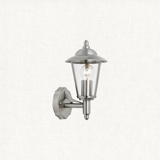 Polished stainless steel & clear pc