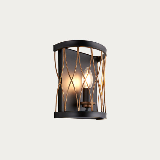 Matt black & rustic bronze paint