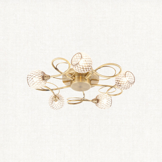 Antique brass plate & antique brass wire