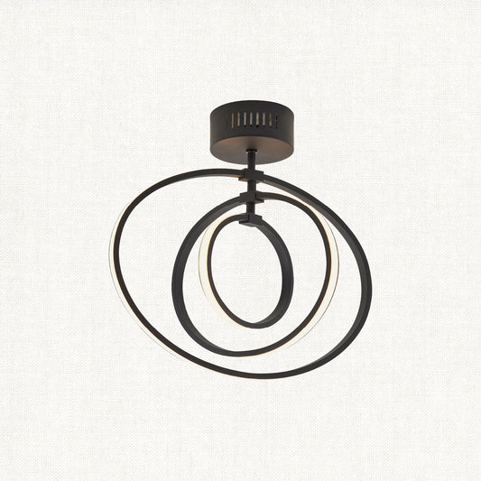 Matt black & white acrylic