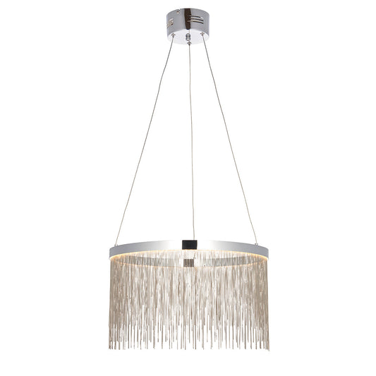 Chrome plate & silver effect chain