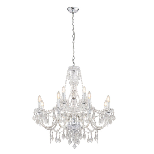 Clear acrylic & chrome plate