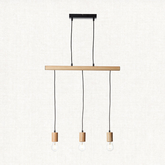 Matt black & natural wood