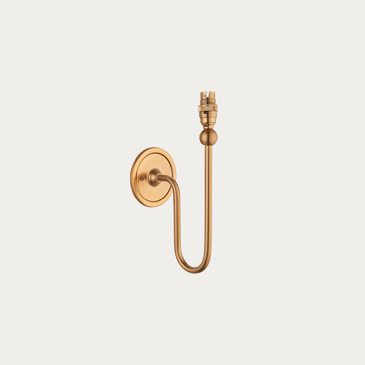 Brushed aged brass plate