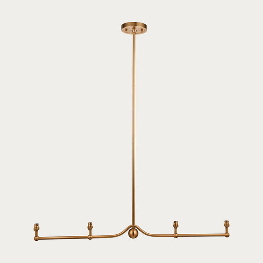 Brushed aged brass plate