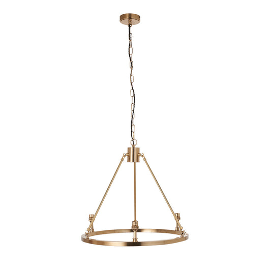 Brushed aged brass plate