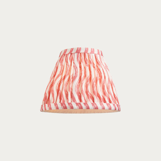 Coral pink fabric