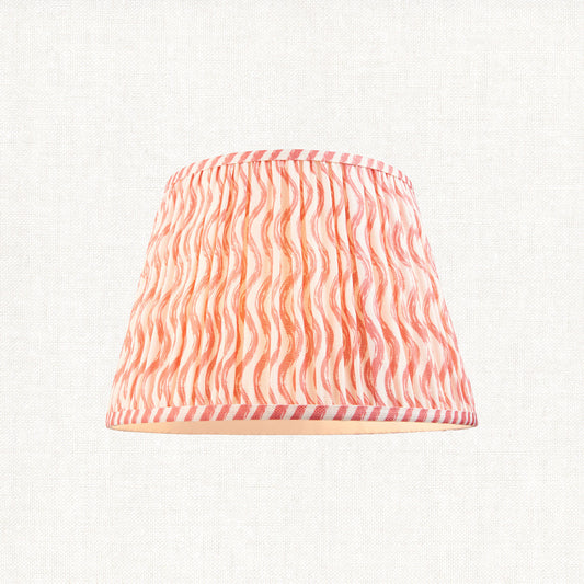 Coral pink fabric