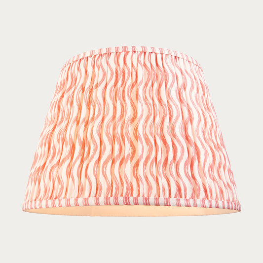 Coral pink fabric