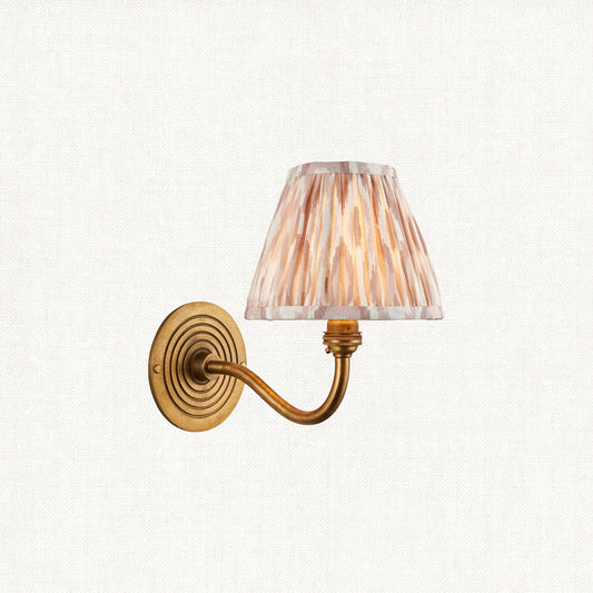 Antique Brass & Neutral Print Fabric