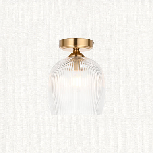 Ashton Ribbed Flush Light