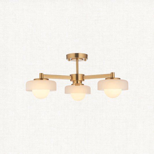 Bosse 3-Light Semi-Flush Light
