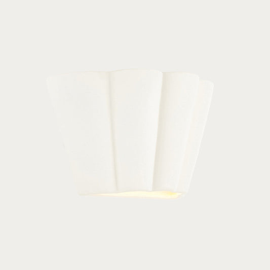 Balvin Up Down Wall Lamp with Scallop Shade