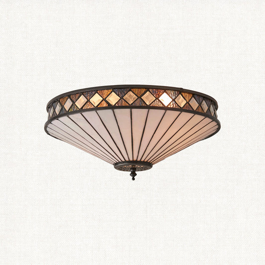 Tiffany glass and satin black