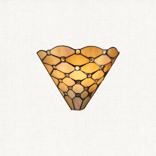 Tiffany glass and matt black