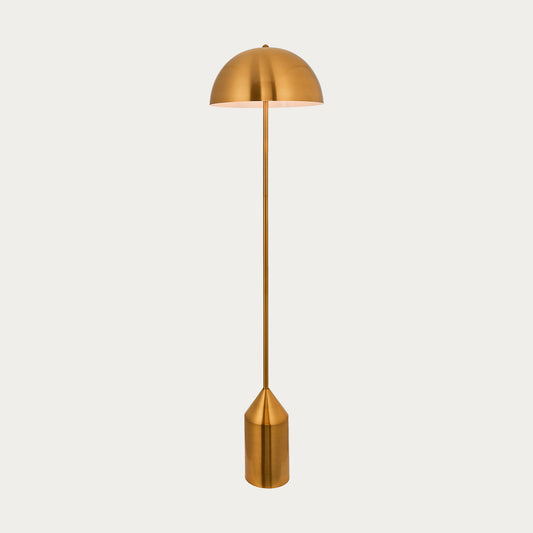 Elliot Contemporary Floor Lamp in Gold