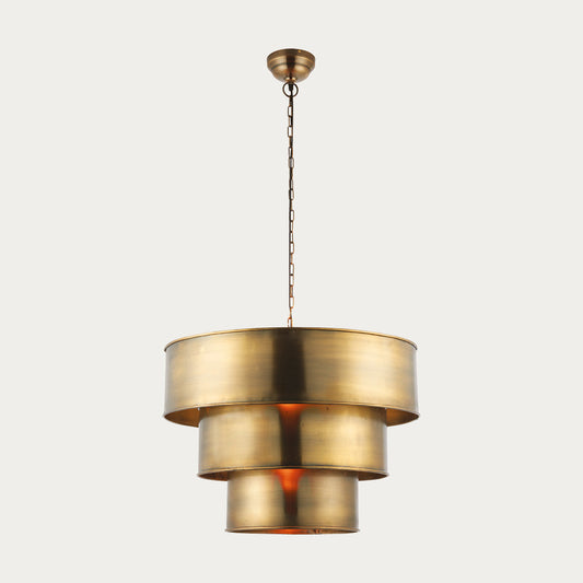 Mimi Antique Brass Pendant, Large