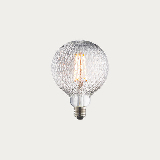 LED Facet Globe Shaped Bulb