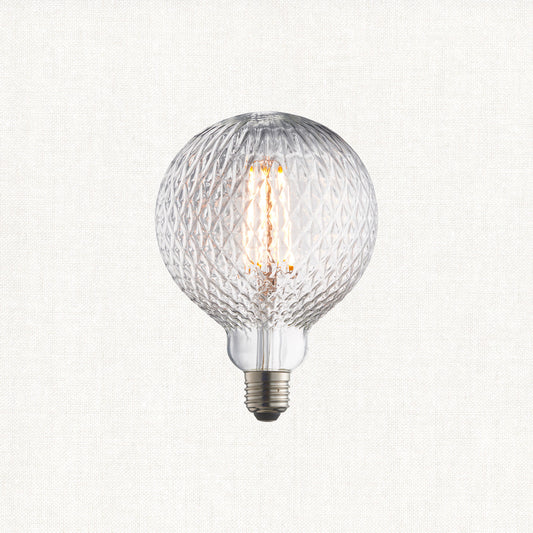 LED Facet Globe Shaped Bulb