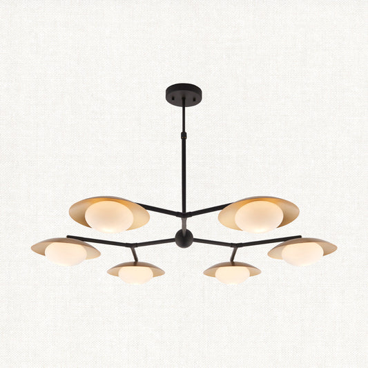 Tabernas Six-Light Ceiling Light in Gold