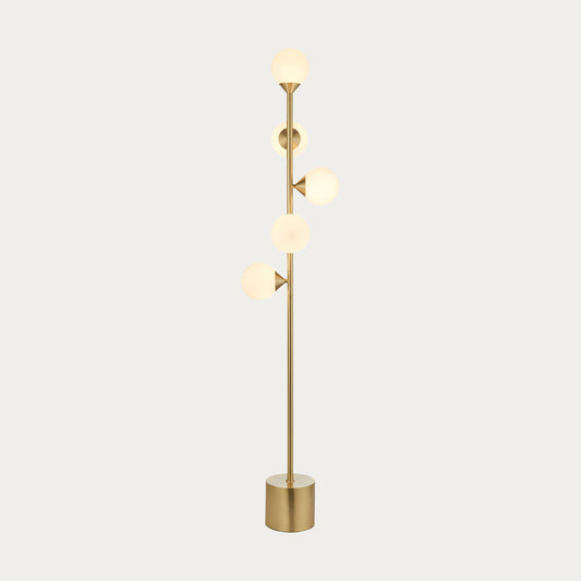 Selene Opal Sphere Floor Lamp