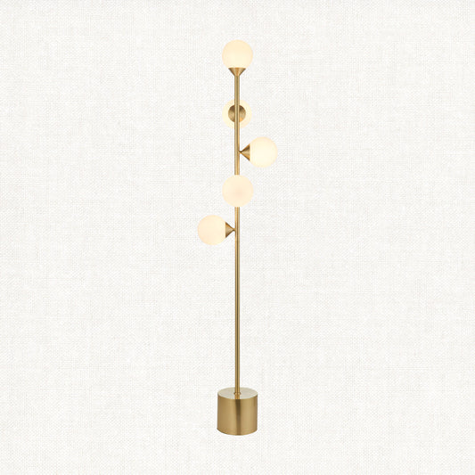 Selene Opal Sphere Floor Lamp