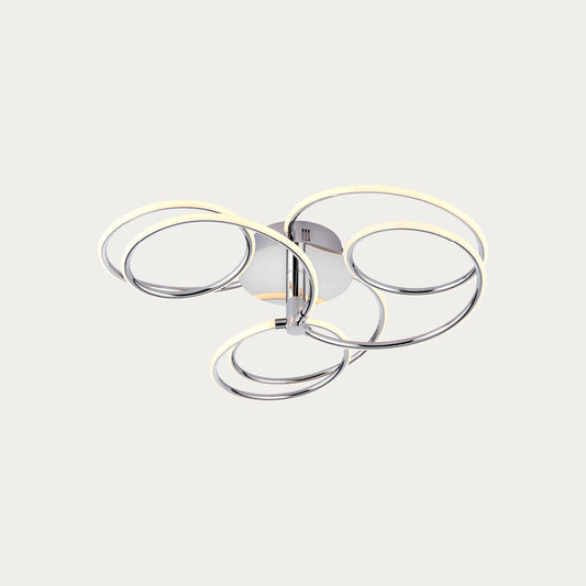 Montpellier Semi Flush Light in Chrome