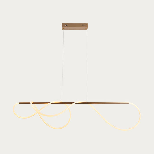 Eliza Pendant in Satin Gold