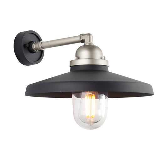 Matt black & brushed silver