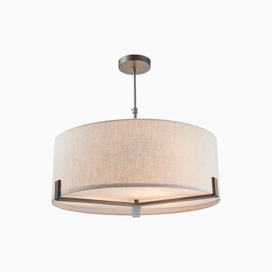 Elm Pendant in Bronze and Beige