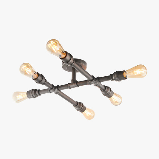 Emory Aged Pewter Ceiling Light