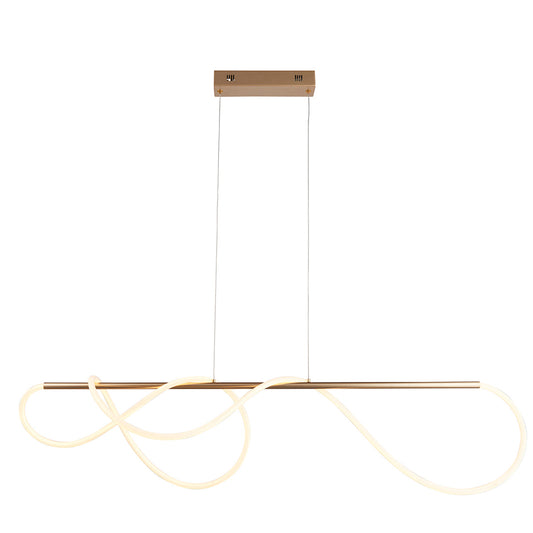 Eliza Pendant in Satin Gold