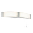 Oren Shaver Wall Light in Opal Polycarbonate and Chrome Acrylic