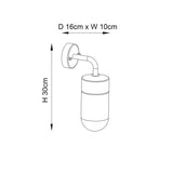 Brushed stainless steel