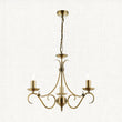 Antique brass plate