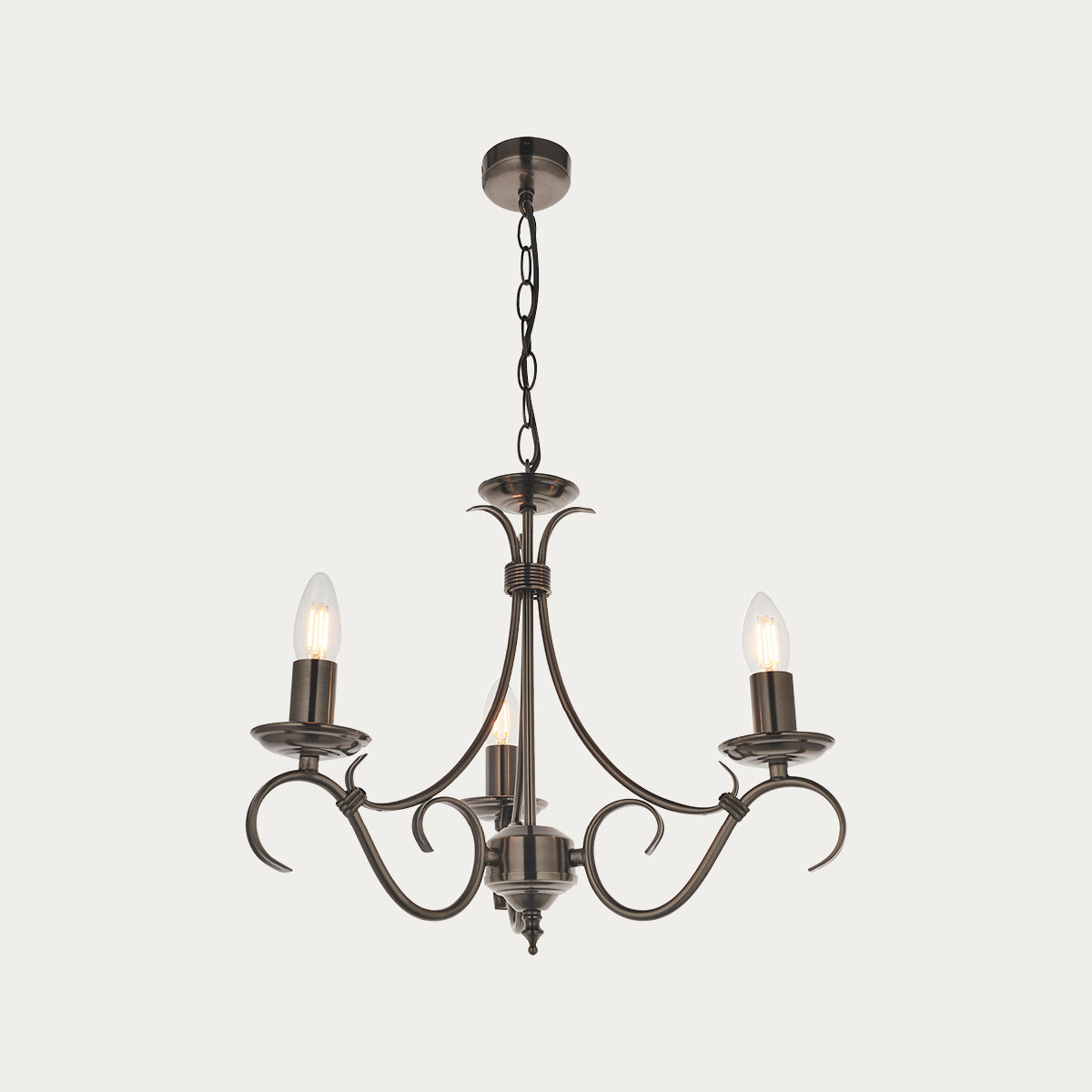 Antique silver effect plate
