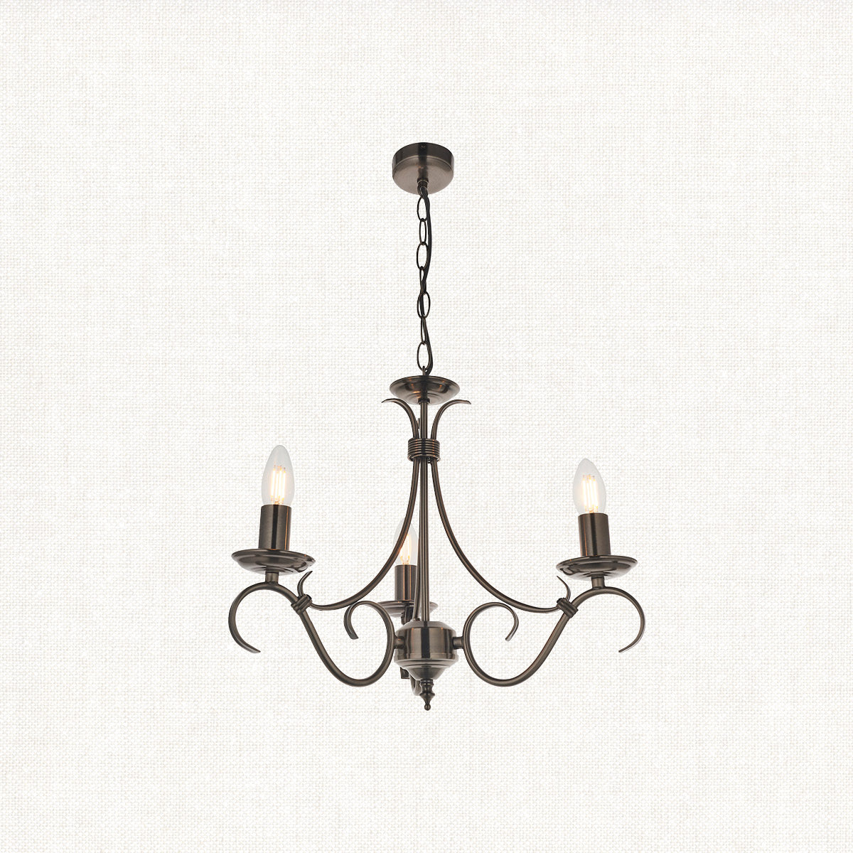 Antique silver effect plate
