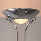 Chrome plate & opal glass