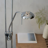 Chrome plate & opal glass