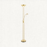 Satin brass plate & opal glass