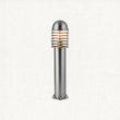 Polished stainless steel & clear pc