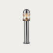 Polished stainless steel & clear pc
