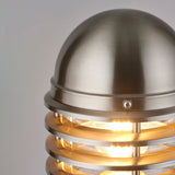 Polished stainless steel & clear pc