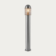 Polished stainless steel & clear pc