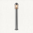 Polished stainless steel & clear pc