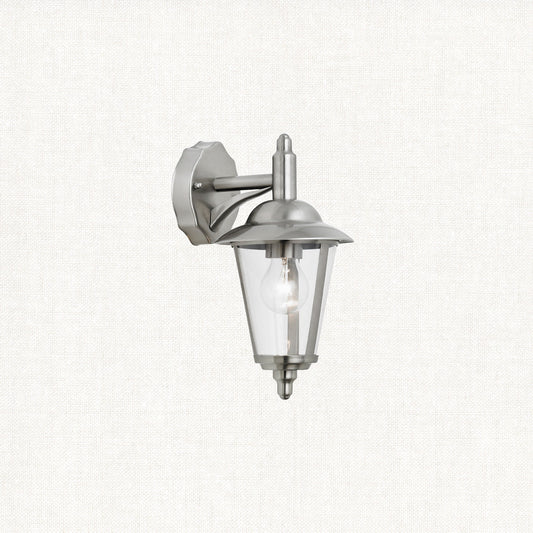 Polished stainless steel & clear pc