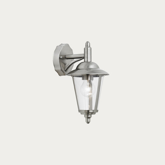 Polished stainless steel & clear pc