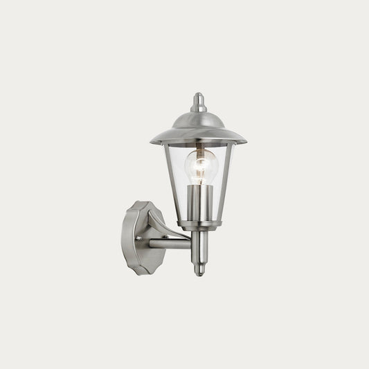 Polished stainless steel & clear pc